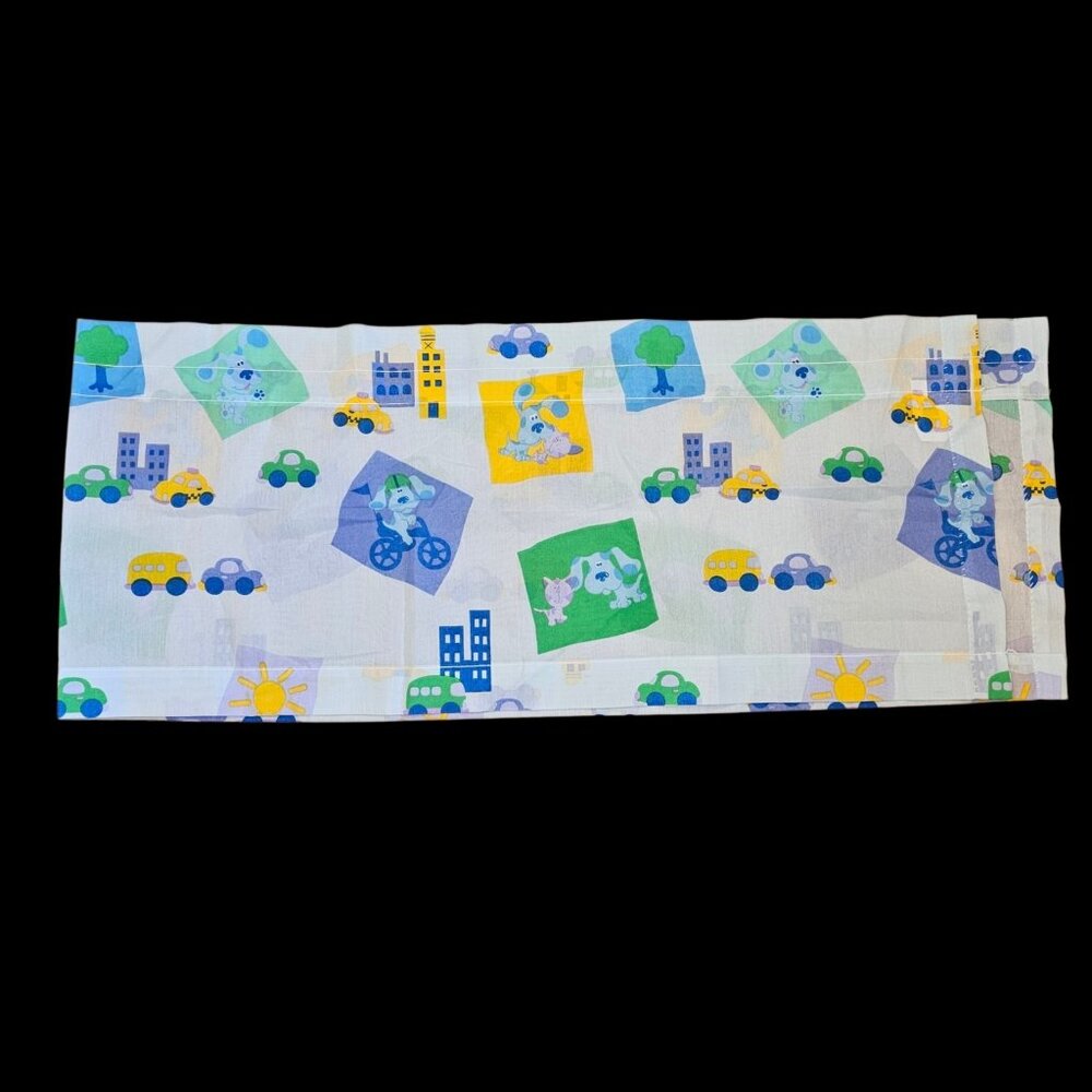 90s Blues Clues Window Valance Long 17 X 84 Dan‎ River Material Fabric USA Made
